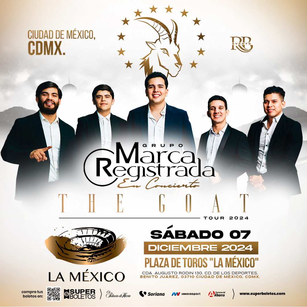 Grupo Marca Registrada - En Concierto "THE GOAT TOUR 2024"