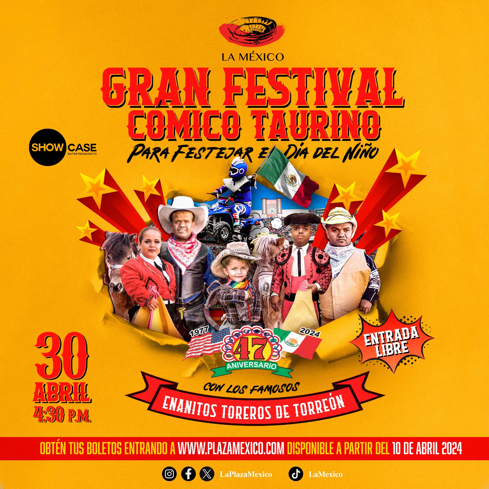 Gran Festival Cómico Taurino en La México