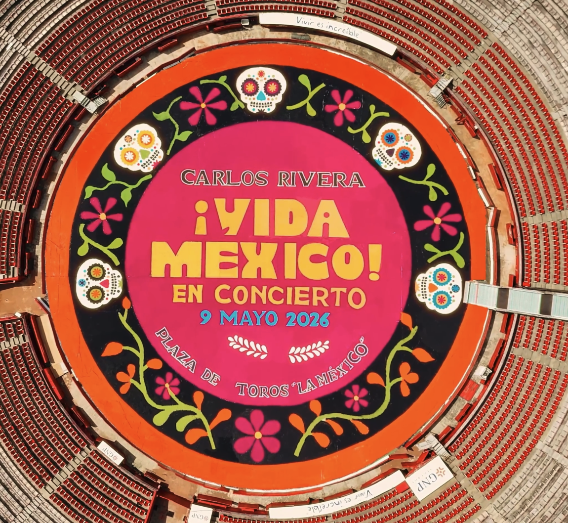 Carlos Rivera presenta "Vida México" en concierto